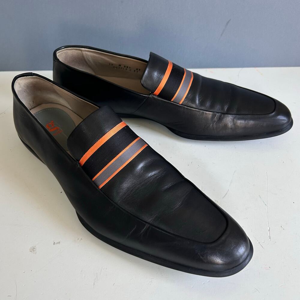 Nike Lab G Series Shoes Loafers Men's Size 13 Black stripe dressy office slip on